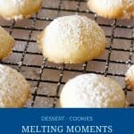 Pinterest image for melting moments.
