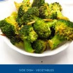 Pinterest image for broccoli sauté.