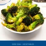 Pinterest image for broccoli.