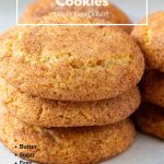Pinterest image for Snickerdoodle Cookies.