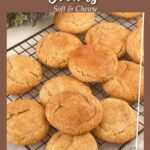 Pinterest image for Snickerdoodle Cookies.