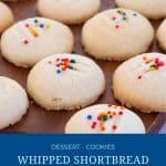 Pinterest image for shortbread.