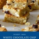 Progress pictures for cranberry white chocolate bars