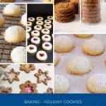 Pinterest image for holiday cookies.