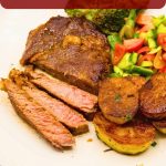 Pinterest image: How to Cook a Medium-Rare Steak on the Stovetop.