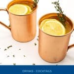 Pinterest image for Moscow Mule.