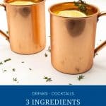 Pinterest image for the Moscow Mule Recipe.
