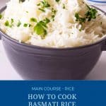 How to cook basmati the easy way.