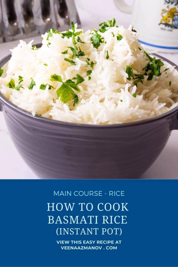 How to cook basmati the easy way.