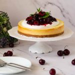 Baked Cherry Cheesecake