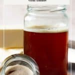 Pinterest image for homemade browned butter.