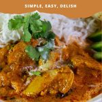 Pinterest image for Chicken Tikka Masala Restaurant Quality Recipe.
