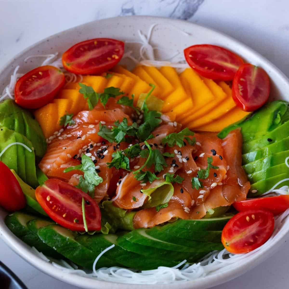 How To Make A Salmon Poke Bowl   Quick And Health - 57