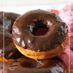 Pinterest image for making donuts with sourdough starter.
