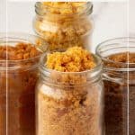 Pinterest image Brown Sugar with Molasses How To.