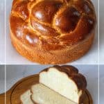 Pinterest image for Challah for Rosh Ha Shana.