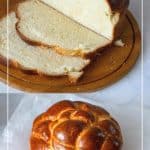 Pinterest image for Challah for Rosh Ha Shana.