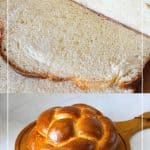 Pinterest image for Challah for Rosh Ha Shana.