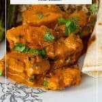 Pinterest image for curry butternut squash.