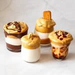 4 flavors of Dalgona coffee.