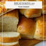 Pinterest image for baking bread.