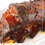 Pinterest image for ribs from Beef Back.
