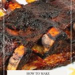 Pinterest image for ribs from Beef Back.