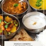 Pinterest image for Indian cooking - recipes Tips and Tricks.