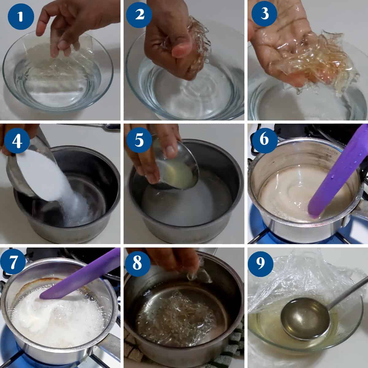 How to Make Clear Neutral Glaze or Gelatin Glaze Recipe - Veena