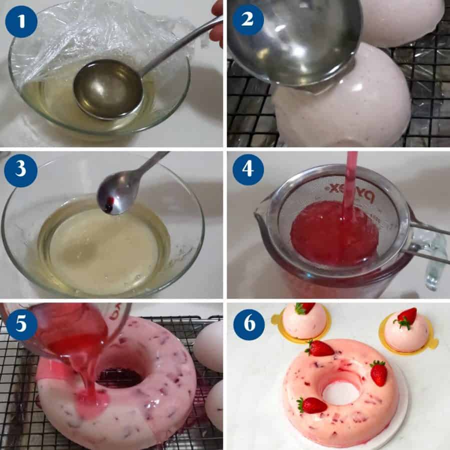 How to Make Clear Neutral Glaze or Gelatin Glaze Recipe Veena Azmanov