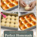 Pinterest image for Homemade Slider Buns.