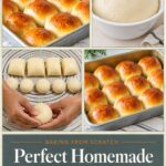 Pinterest image for Homemade Slider Buns.
