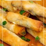 Pinterest image for spanakopita with spinach and goat cheese.