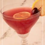 Pinterest image for Cherry Cocktails.