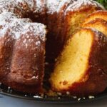 Pinterest image for Orange Bundt Cake with Orange Syrup.