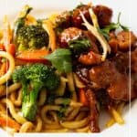 Pinterest image for ramen noodles.