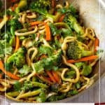 Pinterest image for ramen noodles.