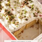 Pinterest image for Tres Leches Cake.