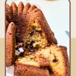 Pinterest image for Cinnamon Swirl Bundt Cake Recipe.
