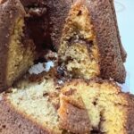 Pinterest image for Cinnamon Swirl Bundt Cake Recipe.