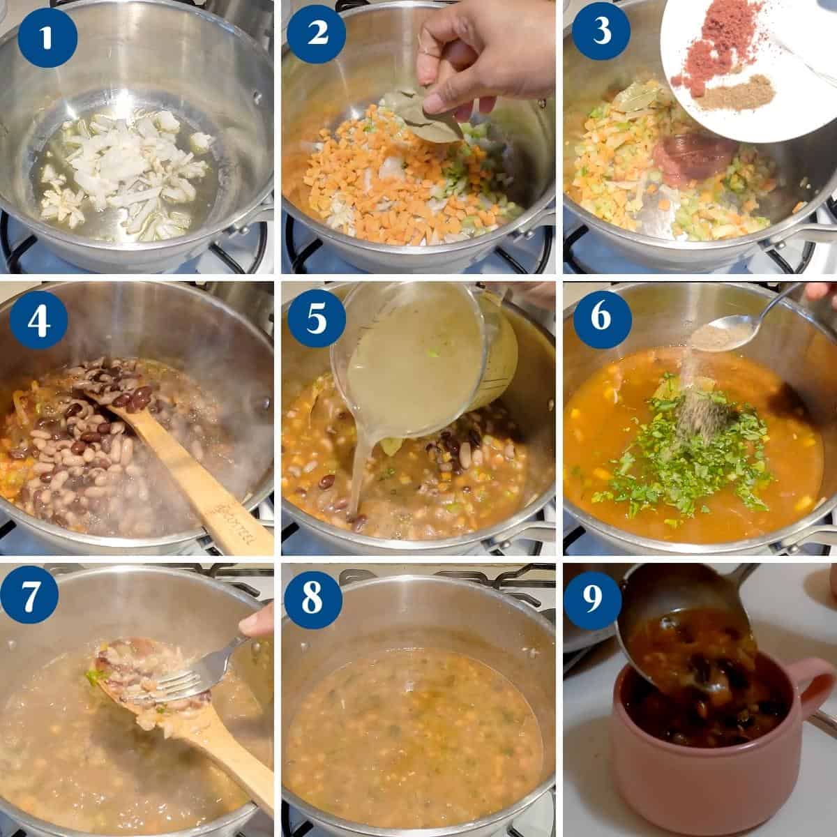 Easy Bean Soup   Wholesome  Nutritious  and Yum  - 4