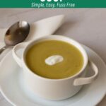Pinterest image for Split Pea Soup Recipe.
