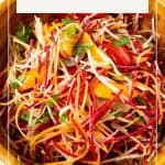 Pinterest image for root vegetable salad.
