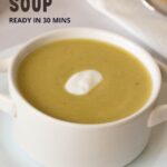 Pinterest image for Split Pea Soup Recipe.