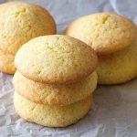 A stack of lemon cookies.