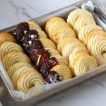 Butter Cookies on a tray.