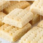 Pinterest image for Scottish Shortbread Recipe.