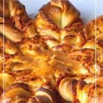 Pinterest image for star bread.