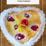 Pinterest image for raspberry cheesecake.