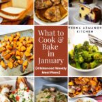 Pinterest image for what to cook and bake in January.
